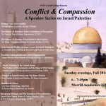 Conflict and Compassion Lecture Series flyer